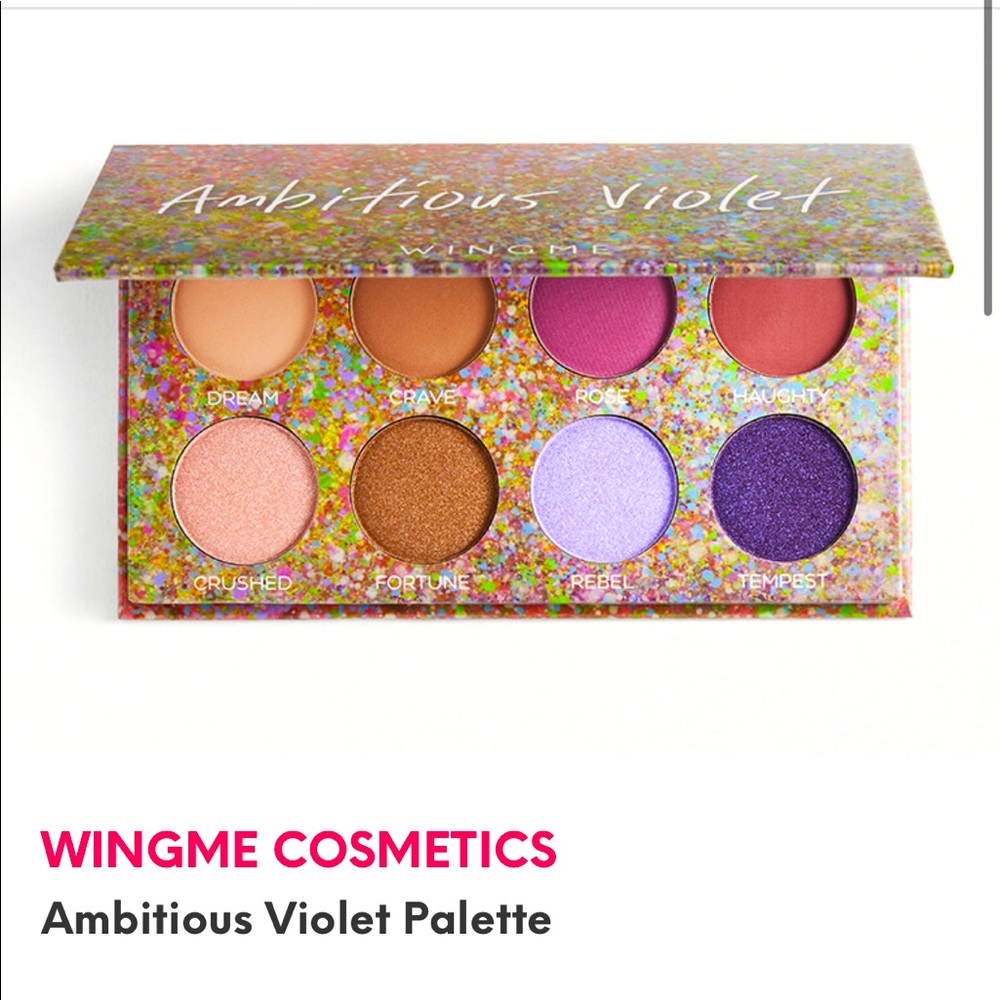 NIP WINGME COSMETICS Ambitious Violet Eyeshadow Palette